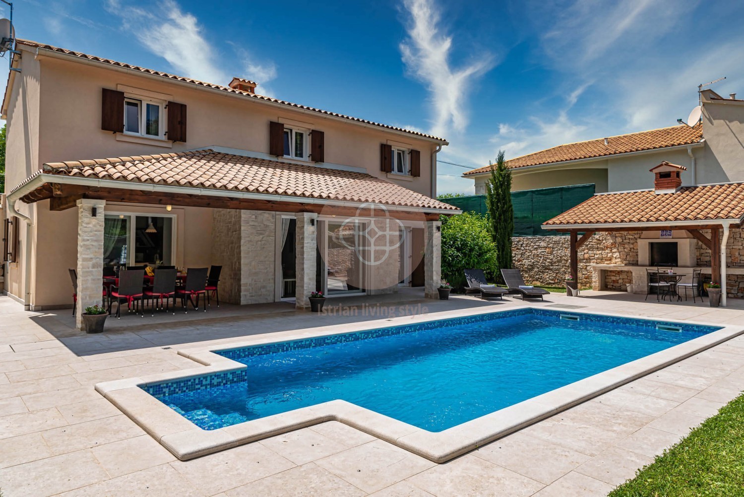 Attractive smart villa with heated pool surrounded by nature